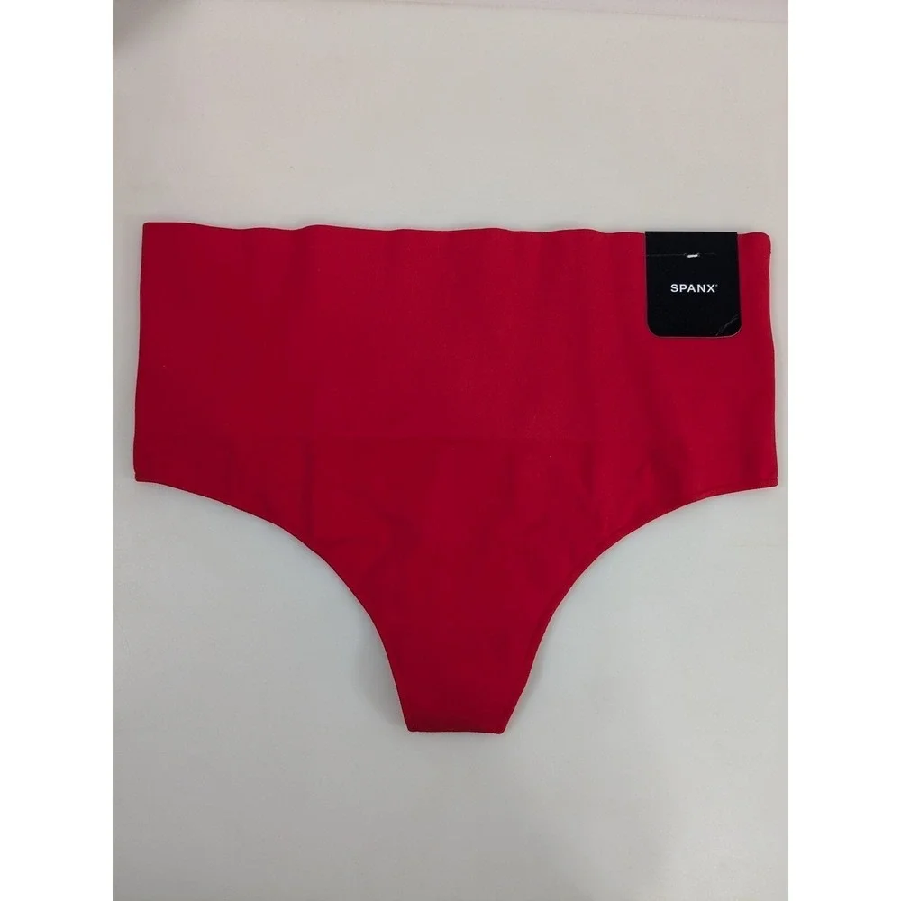Spanx‎ Womens Bundle Lot of 2 Ecocide Thong sz XL Red NWT